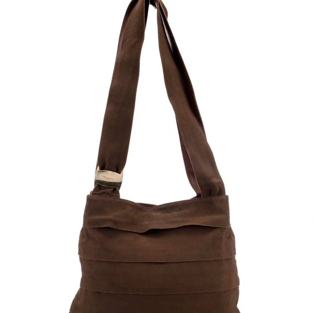 Ferragamo Brown Shoulder Bag - Picture 11 of 13